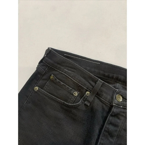 Rag & Bone Men's Black Fit 2 Slim Fit Jeans Size 30x34 NWT - Picture 5 of 16